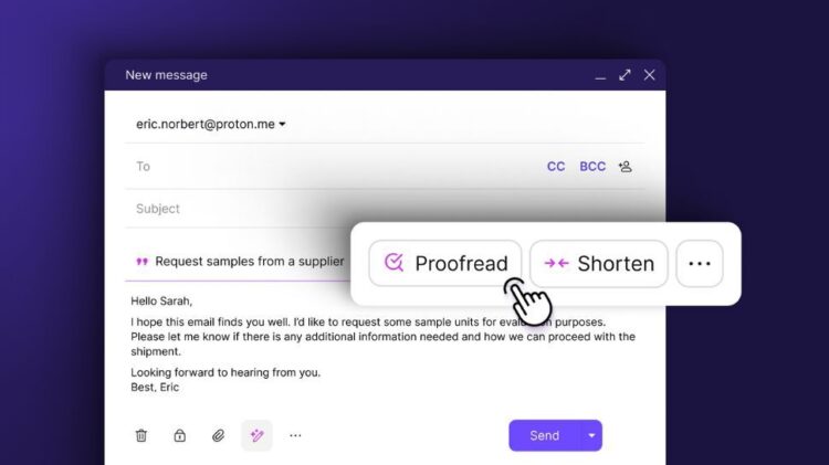 Proton is launching an AI device that can assist you write higher emails