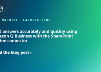 Discover solutions precisely and shortly utilizing Amazon Q Enterprise with the SharePoint On-line connector
