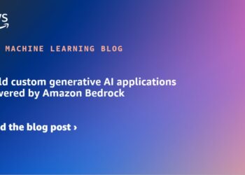 Construct customized generative AI purposes powered by Amazon Bedrock
