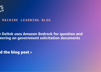 How Deltek makes use of Amazon Bedrock for query and answering on authorities solicitation paperwork