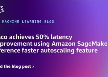 Cisco achieves 50% latency enchancment utilizing Amazon SageMaker Inference sooner autoscaling function