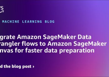 Migrate Amazon SageMaker Knowledge Wrangler flows to Amazon SageMaker Canvas for quicker knowledge preparation