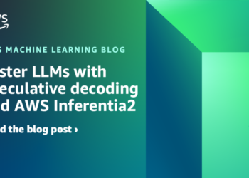 Quicker LLMs with speculative decoding and AWS Inferentia2