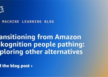 Transitioning from Amazon Rekognition individuals pathing: Exploring different options