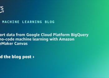 Import information from Google Cloud Platform BigQuery for no-code machine studying with Amazon SageMaker Canvas
