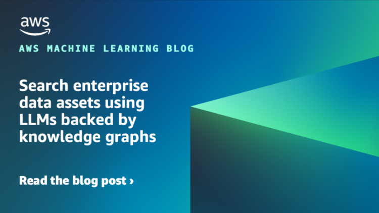 Search enterprise information belongings utilizing LLMs backed by data graphs