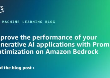 Enhance the efficiency of your Generative AI purposes with Immediate Optimization on Amazon Bedrock