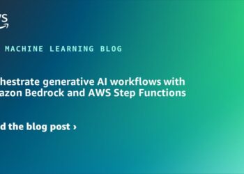 Orchestrate generative AI workflows with Amazon Bedrock and AWS Step Capabilities