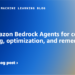 Use Amazon Bedrock Brokers for code scanning, optimization, and remediation