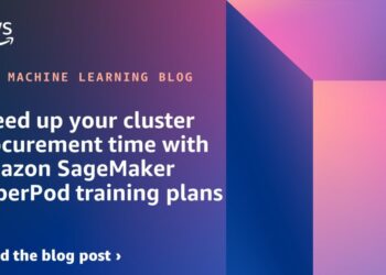 Velocity up your cluster procurement time with Amazon SageMaker HyperPod coaching plans