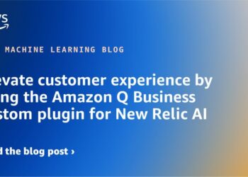 Elevate buyer expertise by utilizing the Amazon Q Enterprise customized plugin for New Relic AI