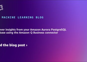 Uncover insights out of your Amazon Aurora PostgreSQL database utilizing the Amazon Q Enterprise connector