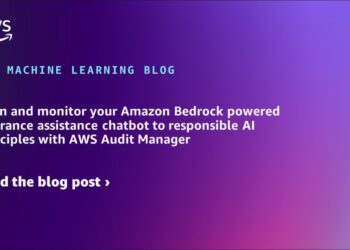 Align and monitor your Amazon Bedrock powered insurance coverage help chatbot to accountable AI rules with AWS Audit Supervisor