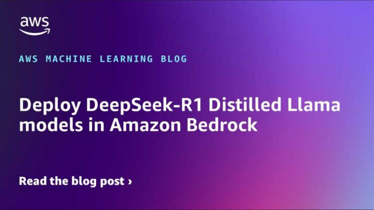Deploy DeepSeek-R1 Distilled Llama fashions in Amazon Bedrock