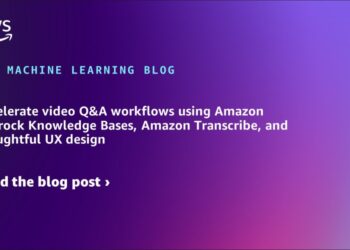 Speed up video Q&A workflows utilizing Amazon Bedrock Data Bases, Amazon Transcribe, and considerate UX design