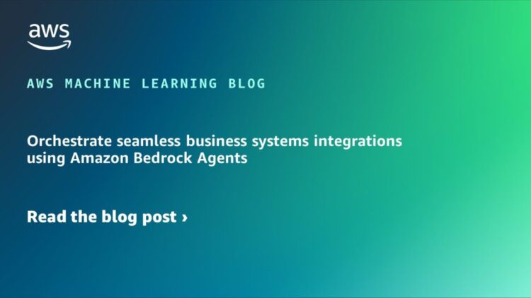 Orchestrate seamless enterprise methods integrations utilizing Amazon Bedrock Brokers