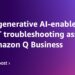 Construct a generative AI enabled digital IT troubleshooting assistant utilizing Amazon Q Enterprise