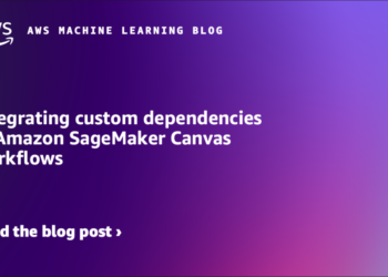 Integrating customized dependencies in Amazon SageMaker Canvas workflows