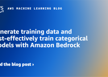 Generate coaching knowledge and cost-effectively practice categorical fashions with Amazon Bedrock