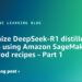 Customise DeepSeek-R1 distilled fashions utilizing Amazon SageMaker HyperPod recipes – Half 1