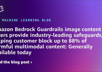 Amazon Bedrock Guardrails picture content material filters present industry-leading safeguards, serving to buyer block as much as 88% of dangerous multimodal content material: Typically obtainable in the present day