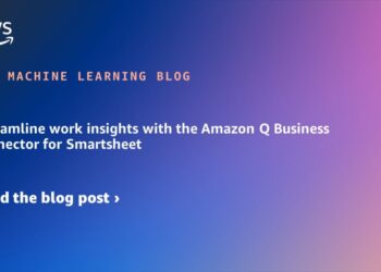 Streamline work insights with the Amazon Q Enterprise connector for Smartsheet