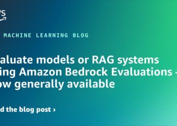 Consider fashions or RAG methods utilizing Amazon Bedrock Evaluations – Now usually accessible