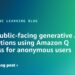 Construct public-facing generative AI functions utilizing Amazon Q Enterprise for nameless customers