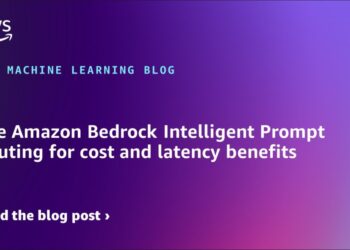 Use Amazon Bedrock Clever Immediate Routing for price and latency advantages