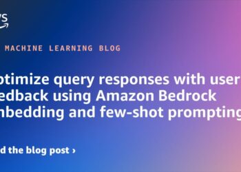Optimize question responses with person suggestions utilizing Amazon Bedrock embedding and few-shot prompting