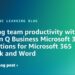 Boosting staff productiveness with Amazon Q Enterprise Microsoft 365 integrations for Microsoft 365 Outlook and Phrase