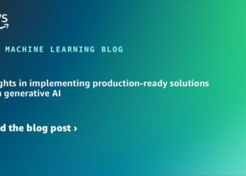 Insights in implementing production-ready options with generative AI