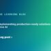 Insights in implementing production-ready options with generative AI