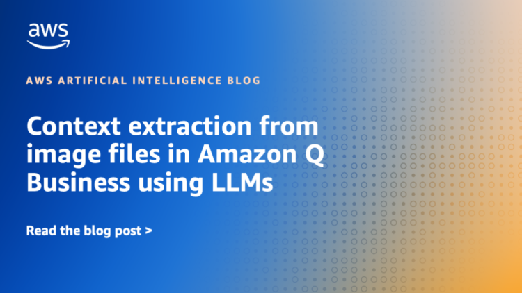 Context extraction from picture recordsdata in Amazon Q Enterprise utilizing LLMs