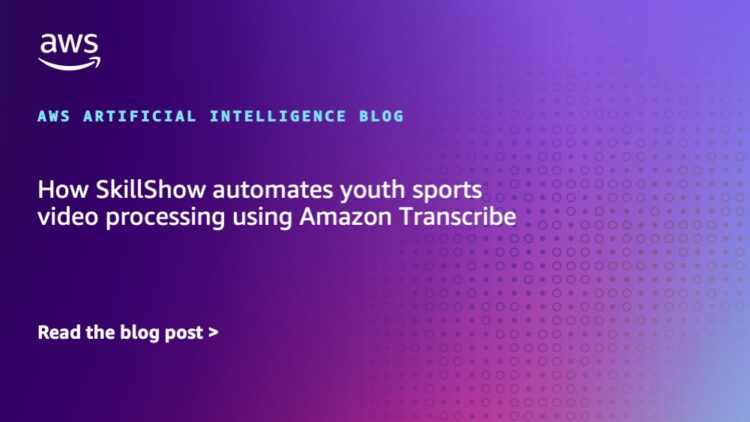 How SkillShow automates youth sports activities video processing utilizing Amazon Transcribe