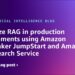 Optimize RAG in manufacturing environments utilizing Amazon SageMaker JumpStart and Amazon OpenSearch Service