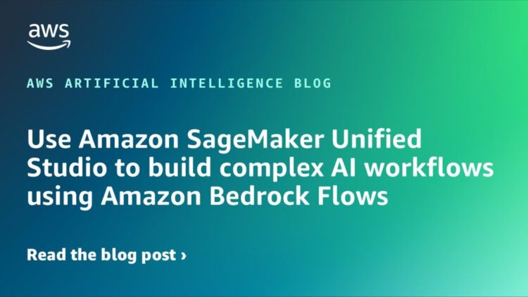 Use Amazon SageMaker Unified Studio to construct advanced AI workflows utilizing Amazon Bedrock Flows