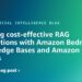 Constructing cost-effective RAG functions with Amazon Bedrock Data Bases and Amazon S3 Vectors