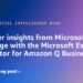 Uncover insights from Microsoft Change with the Microsoft Change connector for Amazon Q Enterprise