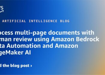 Course of multi-page paperwork with human evaluate utilizing Amazon Bedrock Knowledge Automation and Amazon SageMaker AI