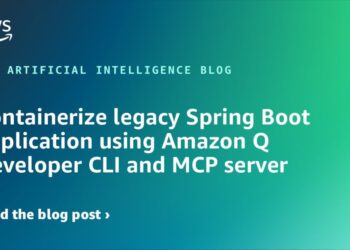 Containerize legacy Spring Boot utility utilizing Amazon Q Developer CLI and MCP server