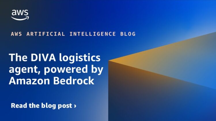 The DIVA logistics agent, powered by Amazon Bedrock
