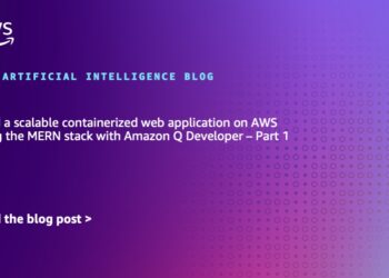 Construct a scalable containerized internet software on AWS utilizing the MERN stack with Amazon Q Developer – Half 1