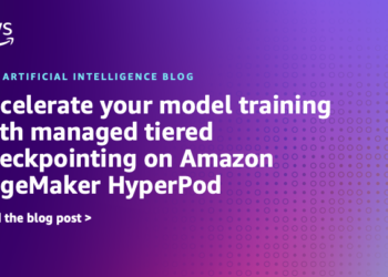 Speed up your mannequin coaching with managed tiered checkpointing on Amazon SageMaker HyperPod