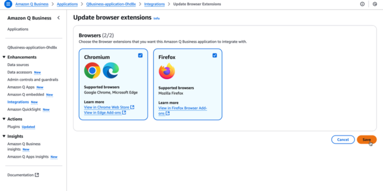 Supercharge your group’s productiveness with the Amazon Q Enterprise browser extension