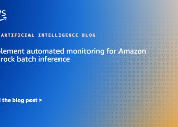Implement automated monitoring for Amazon Bedrock batch inference