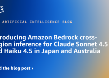 Introducing Amazon Bedrock cross-Area inference for Claude Sonnet 4.5 and Haiku 4.5 in Japan and Australia