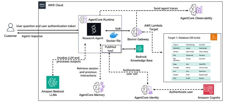 Construct a biomedical analysis agent with Biomni instruments and Amazon Bedrock AgentCore Gateway