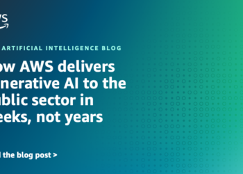 How AWS delivers generative AI to the general public sector in weeks, not years