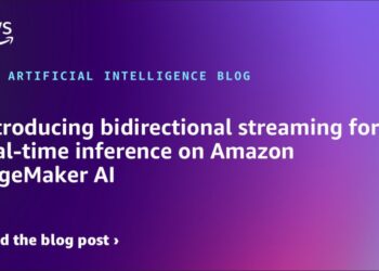 Introducing bidirectional streaming for real-time inference on Amazon SageMaker AI